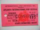 1969 Atlanta Pop Festival Original Concert Ticket Stub Led Zeppelin J. Joplin
