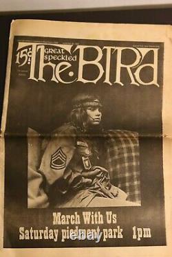 1969 Atlanta Pop Festival ticket stub plus a 9/29/69 Speckled Bird Newspaper