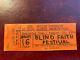 1969 Blind Faith Festival Artists Proof Concert Ticket Santa Barbara Fairgrounds