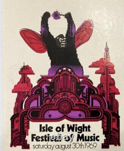 1969 Isle Of Wight Pop Festival Unused Weekend Tickets, Bob Dylan, The Who