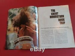 1969 Life Magazine Spec. Ed. Woodstock Music Festival Original Gold Ticket Psa 9