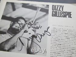 1971 Newport Jazz Festival Signed Japan Tour Book Ticket Monk Dizzy Kai Winding