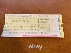 1972 Newport Jazz Festival Music Ticket Yankee Stadium Ray Charles B B King 7/7
