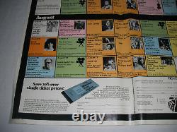 1976 Mississippi River Festival Concert Poster Ticket Order SIU Edwardsville