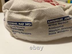 1983 US Festival Concert Memorabilia Hat, Ticket Stub, Wrist Band