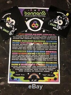 (2) Bonnaroo 2019 GA 4-Day Music Festival Passes