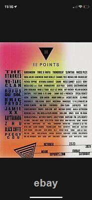 2-DAY GA Ticket III Points Music Festival 2021 Wristband