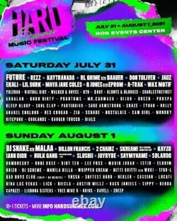 2-Day VIP Pass HARD SUMMER Music Festival 2021 (Sold Out)