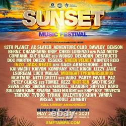 2 GA+ Tickets to Sunset music festival 2021
