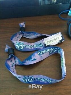 2 Imagine Music Festival wristbands. 4 Day GA with 3 Day camping