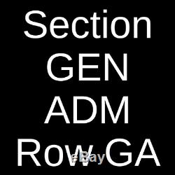 2 Tickets Beale Street Music Festival Dave Matthews Band, G-Eazy, The 5/3/19