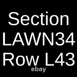 2 Tickets Outlaw Music Festival Willie Nelson and Family, John Fogerty, 8/13/23