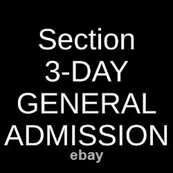 2 Tickets Tortuga Music Festival Friday Pass 4/14/23 Fort Lauderdale, FL