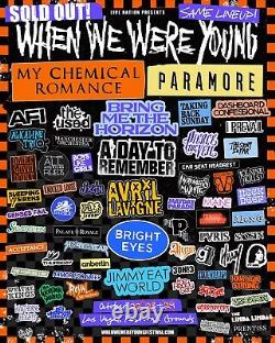 (2) When We Were Young Music Festival GA 10/23/22 My Chemical Romance Paramore