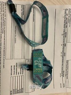 2 four day general Admission wrist bands to the Carolina Country Music Festival