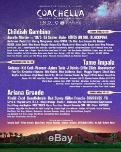 2 x Tickets with shuttle pass to Coachella Music Festival 2019 WEEKEND 2