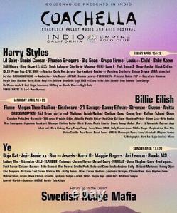 2022 Coachella Music Festival Weekend 2 Apr 22-24 3 Day GA + Shuttle (1-4)