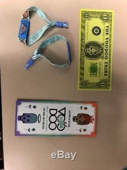 2Voodoo Music Festival Art Fest 3-Day General Admission GA Ticket Wristband 2018