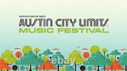 3-DAY GA Weekend 1 Tickets Austin City Limits Music Festival Wristband