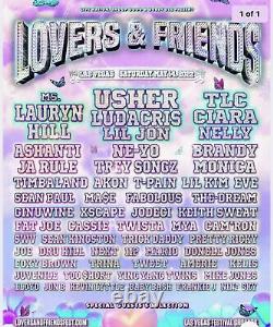 4 Authentic Lovers & Friends Music Festival Concert GA Saturday Tickets