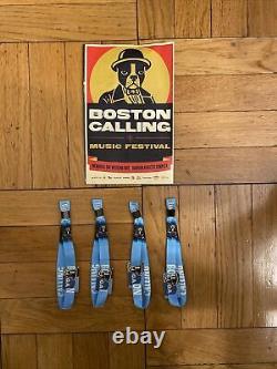 (4)Boston Calling Sunday Only 1-Day Music Festival Pass General Admission