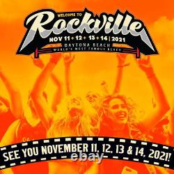 4-DAY VIP Tickets Welcome to Rockville Music Festival 2021 Wristbands
