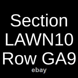 4 Tickets Outlaw Music Festival Willie Nelson, ZZ Top & Gov't Mule 7/31/22