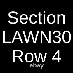 4 Tickets Outlaw Music Festival Willie Nelson and Family, The Avett 8/6/23
