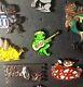 5-100 Frog With Guitar Hat Pins (heady Music Festival Electric Forest Tickets Dab)
