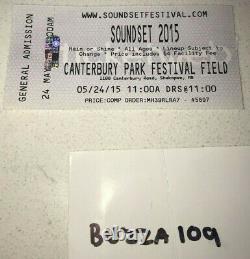 5/24/15 SOUNDSET HipHop Music Festival Canterbury Park Field Concert Ticket Stub