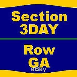 8 Tickets 2019 Tortuga Music Festival 3 Day Pass (4/12 4/14) 4/12/19 at Fort