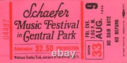 Aerosmith 1974 Get Your Wings Tour Schaefer Music Festival Unused Ticket