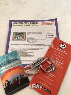 Austin City Limits Music Festival-Weekend One, 3-Day Pass
