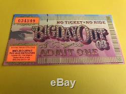 Big Day Out 2003 Festival ticket + guide book and original receipt Collectors