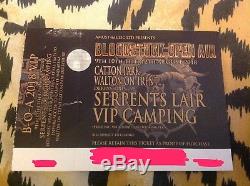 Bloodstock Open Air Festival 2018 Serpents Lair VIP Weekend Camping Ticket