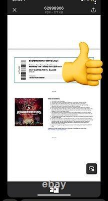 Boardmasters Festival 2021 5 Day Camping Ticket! Sold OUT