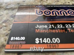 Bonnaroo Music Festival 2002 Ticket RARE Unused Ticket Stub