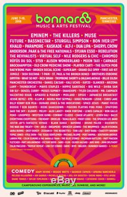 Bonnaroo Music Festival Tickets and Camping Pass