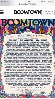 Boomtown Festival Chapter 10 Weekend Ticket (e ticket)