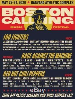 Boston Calling Music Festival Two 3 Day GA tickets
