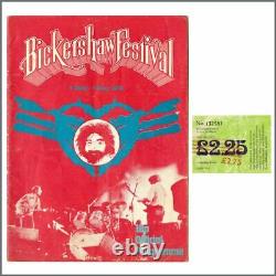 Donovan Grateful Dead Bickershaw Festival 1972 Concert Programme & Ticket (UK)