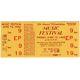 Eddie Fisher & Johnnie Ray Concert Ticket Stub 1952 Philadelphia Music Festival