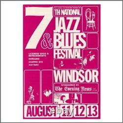 Eric Clapton Small Faces 7th National Jazz & Blues Festival Handbill Ticket (UK)
