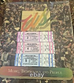 Fleetwood Mac Tom Petty David Bowie Us Festival Tickets Program 1982