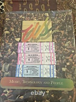 Fleetwood Mac Tom Petty David Bowie Us Festival Tickets Program 1982