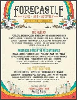 Forecastle Music Festival Two 3-Day Passes GE, Louisville July12-14 The Killers