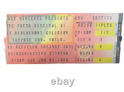 Fresh Festival II Hip Hop Rap Ticket June 1st 1985 Riverfront Colisuem Rare