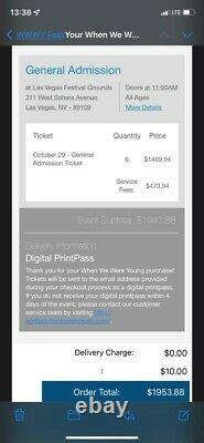 GA When We Were Young Music Festival Sat 10/29/22 Digital Download Pass