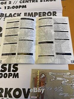 Godspeed You! Black Emperor All Tomorrows Parties Festival. Rare OOP Ticket Book