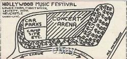 Grateful Dead Ticket May 23 & 24, 1970 Hollywood Music Festival England Rare